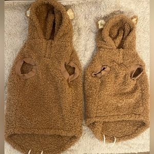 TOP PAW TAN BEAR SHERPA HOODIE